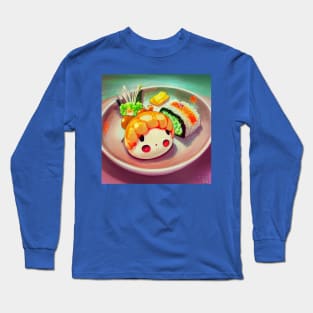 Kawaii Anime Sushi Long Sleeve T-Shirt